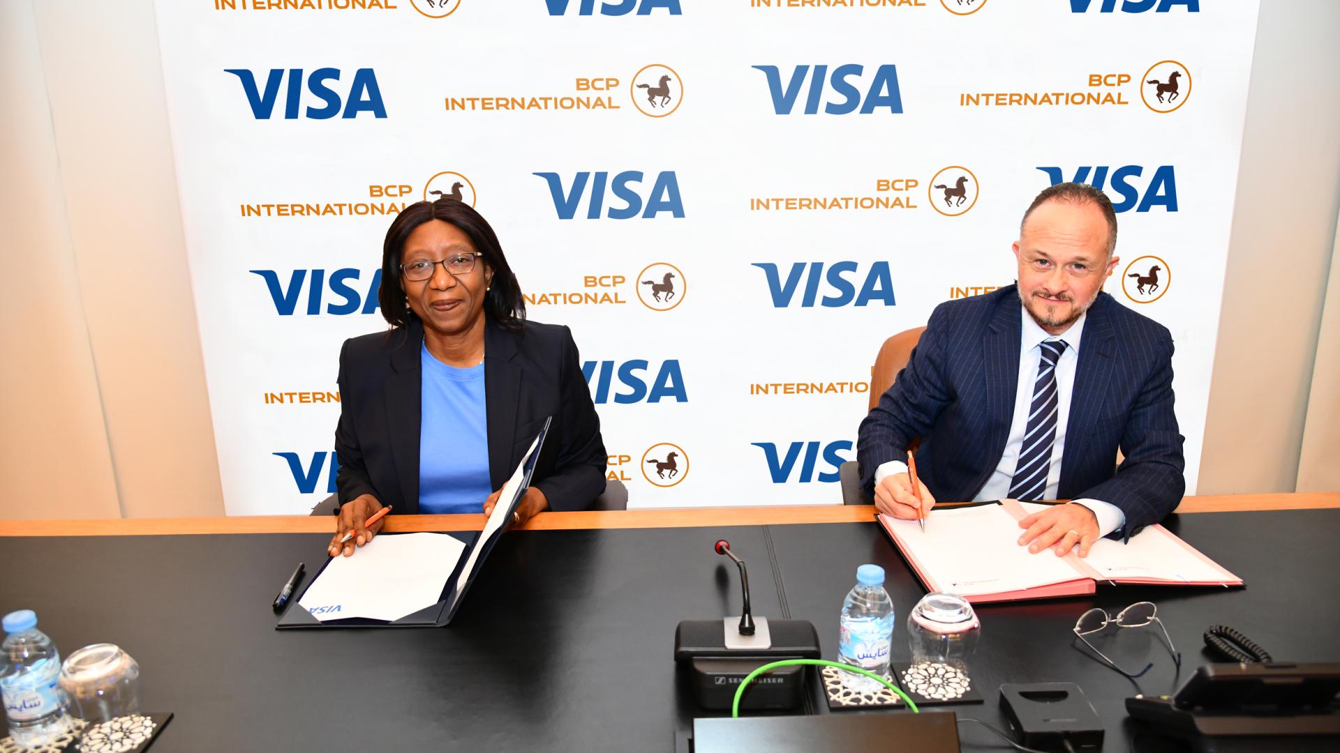 Signature d'un accord entre Visa et BCP International